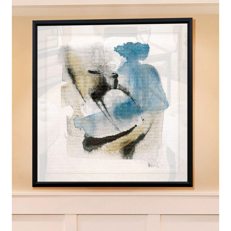 'Artesian Spring I' Print, 30.5" H x 30.5" W x 1.5" D, Black Plastic Framed