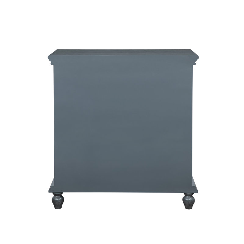 Kelcey 2 Door Cabinet Grey, Gray