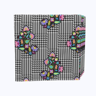 Polyester Houndstooth Square Napkin