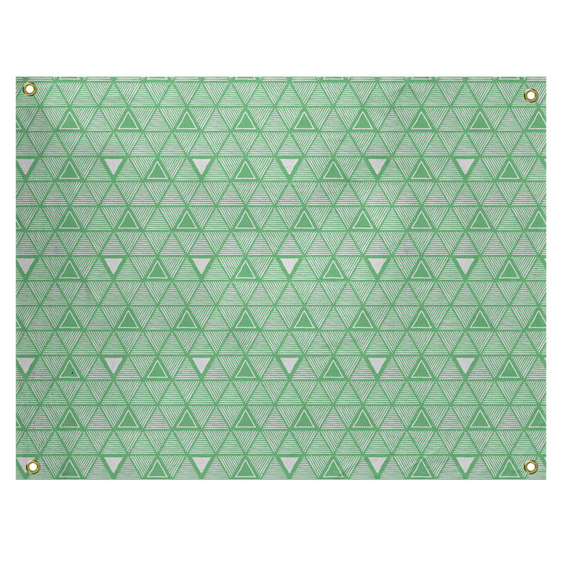 Tapisserie, H 50 po x l 59 po, Vert