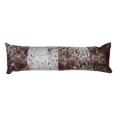Leather/Suede Reversible Throw Pillow