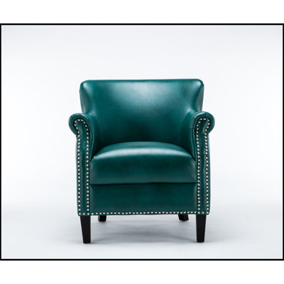 Fauteuil club bleu sarcelle