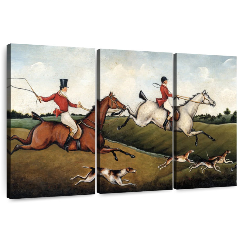 Senne The Hunt, 32" H x 50" W
