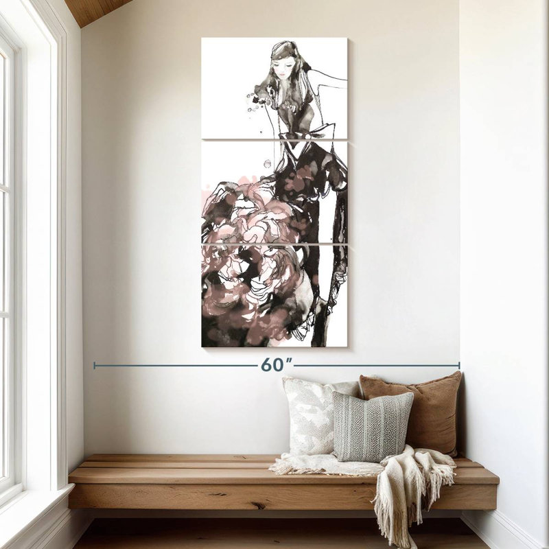 Peony Dress, 52" H x 24" W