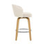Tabouret de bar et de comptoir pivotant rembourré avec structure en bois (ensemble de 2)-117969099-117969104