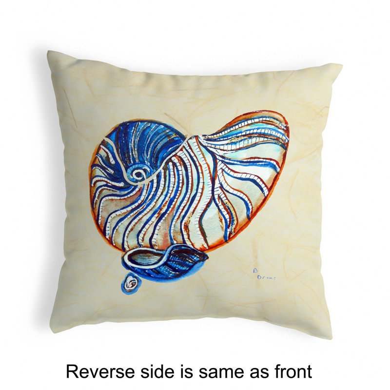  Housse et insert de coussin carré extérieur Betsty Nautilus