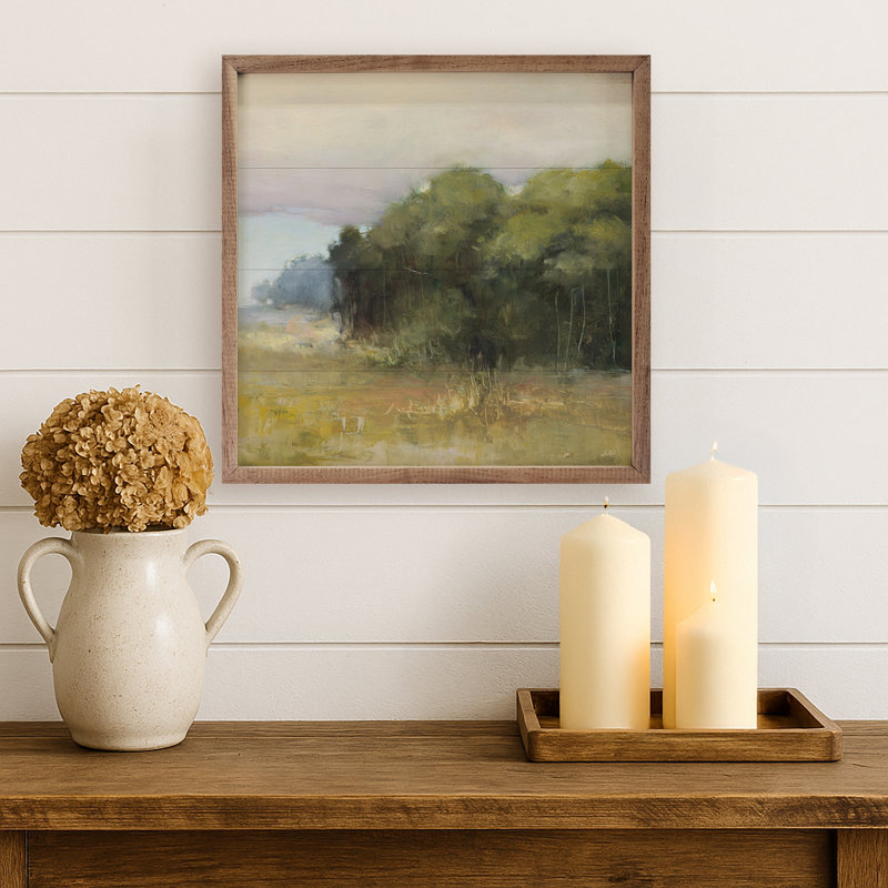 Bord de forêt par Julia Purinton, H 24 po x l 24 po