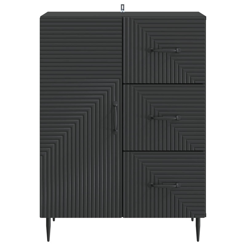 66cm Sideboard, Black
