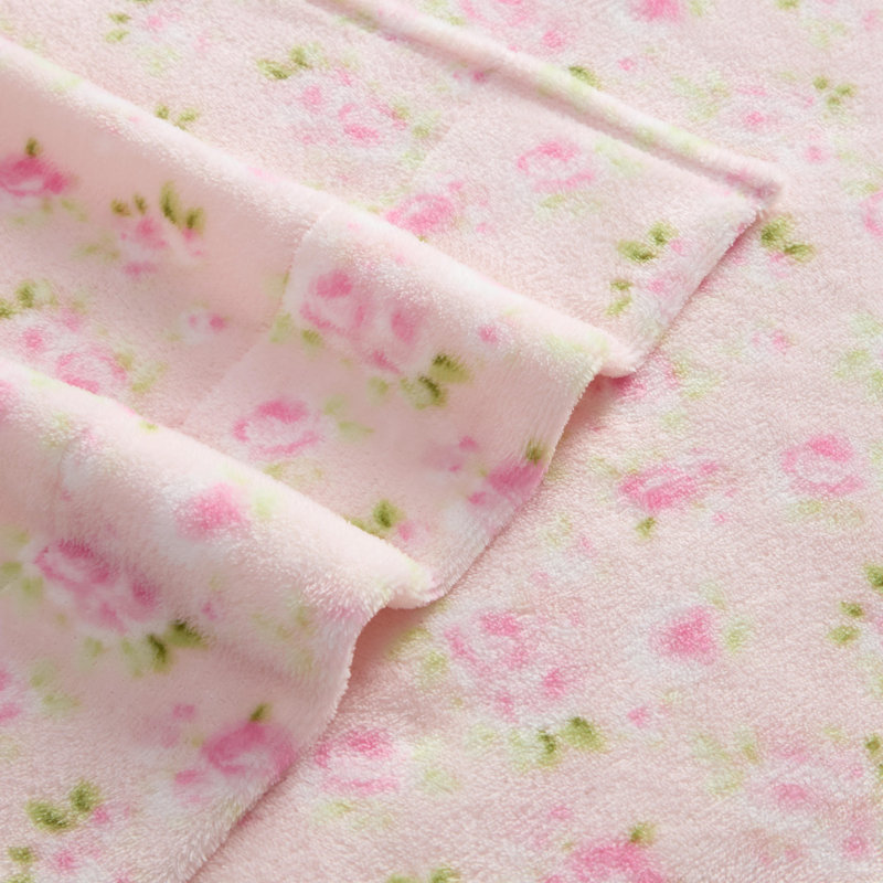 Ensemble de draps Betsey Johnson Core Comfort, Twin XL, Motif floral rose