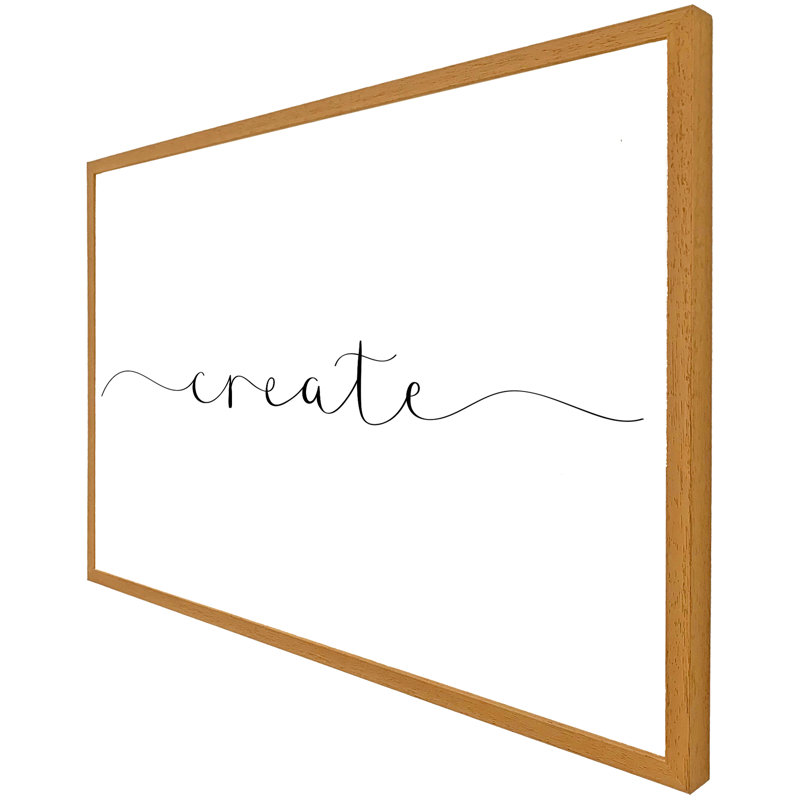 Halchita Single Picture Frame Print, 76cm H x 114cm W x 4cm D, Oak Framed