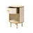 Heredia 1 Drawer Bedside Table