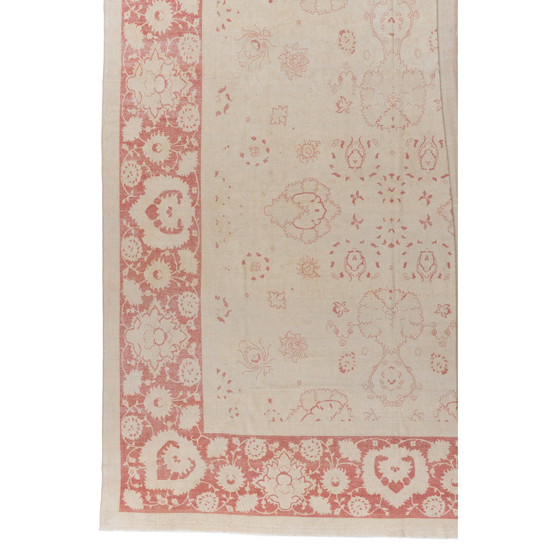 Subdued One-of-a-Kind Rectangle 13'6" X 21'9" Hand Knotted Area Rug