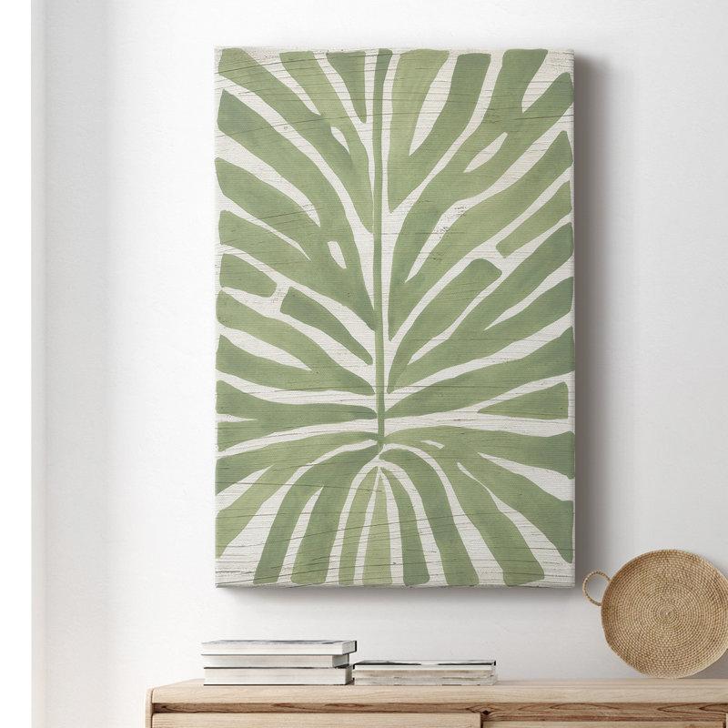 «Driftwood Palm Leaf III», reproduction sur toile tendue, L 32 po x H 48 po