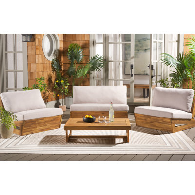 Frisina 4 Piece Conversation Set