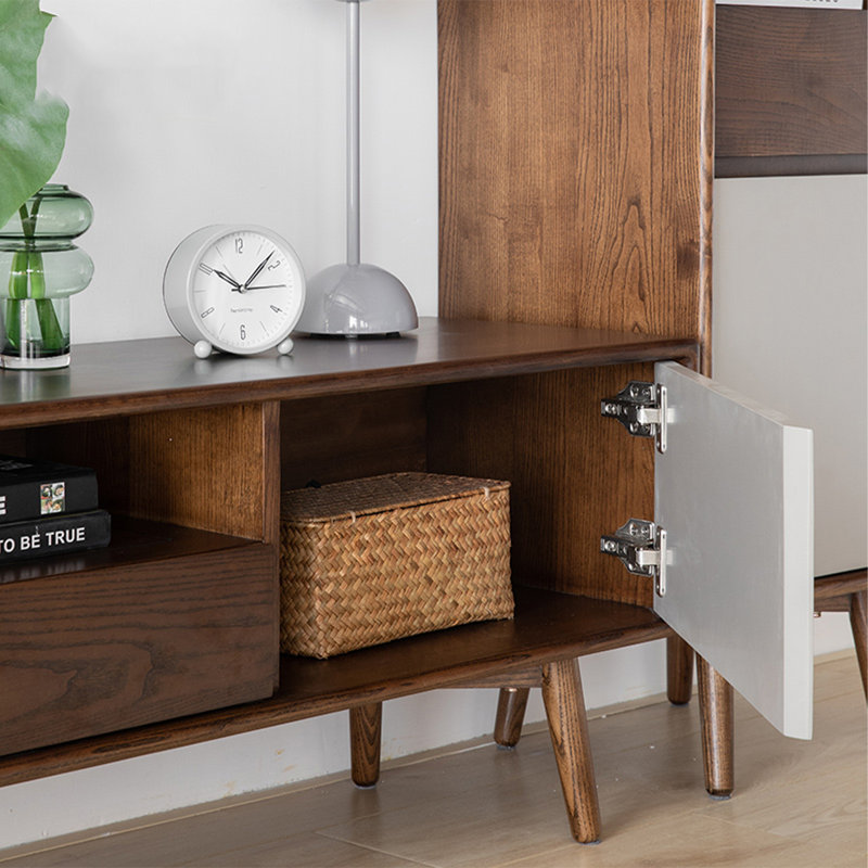 Meuble télé avec tiroirs de rangement Modern, H 17,72 po x L 70,87 po x l 13,78 po