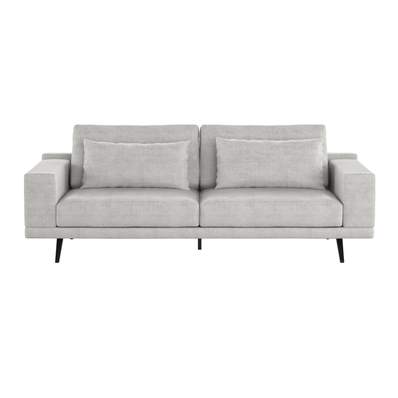 Aghaboy Chenille Sofa, 85cm H x 228cm  W x 96cm D