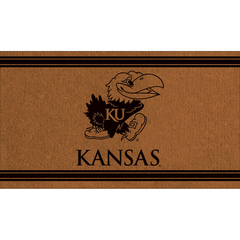 28 in. x 16 in. NCAA Indoor/Outdoor Doormat, Kansas