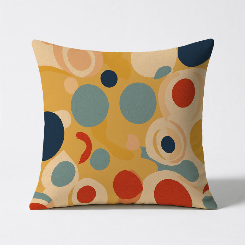 Snazzy Dash Indoor And Outdoor Pillow, Square 18"