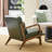 Bradley Faux Leather Armchair-2038384855