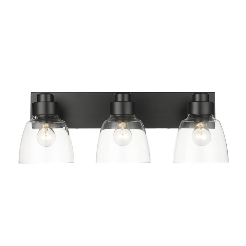 Bridgnorth 3 - Light Dimmable Vanity Light, Matte Black