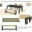 Banc en bois massif de style campagnard Farmhouse-1581945921