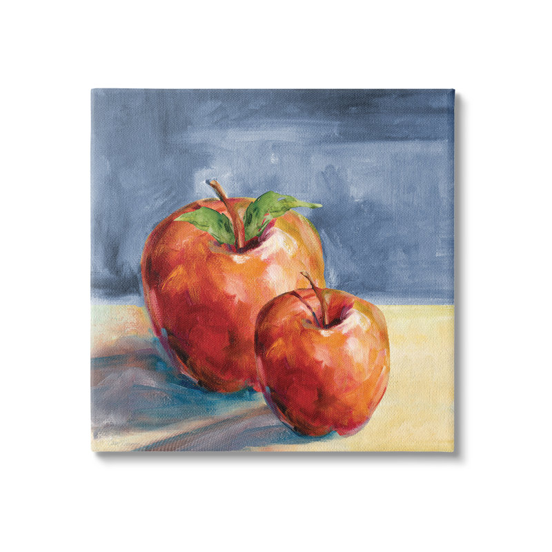 «Traditional Luscious Red Apples Table Table Still Life» par Carol Robinson - peinture sur toile tendue