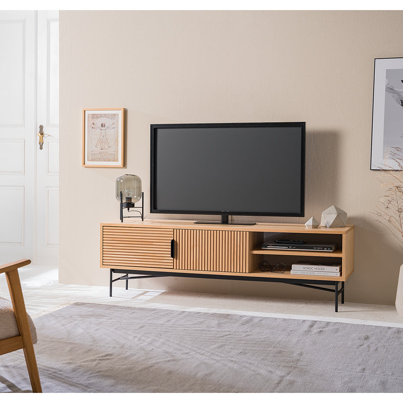 KNIVS TV Lowboard - 160 cm, Oak
