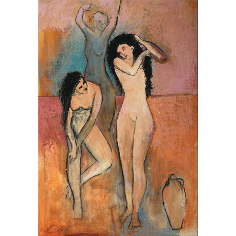 «Homage to the Rose» par Robert Robinson - peinture sur toile tendue