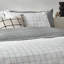 Abiyah Cotton Chequered Duvet Cover Set with Pillowcases-908885627-908885625