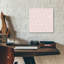  «Kuba Play 1 Blush» par Cheryl Warrick, art mural en verre acrylique, 12 po x 12 po