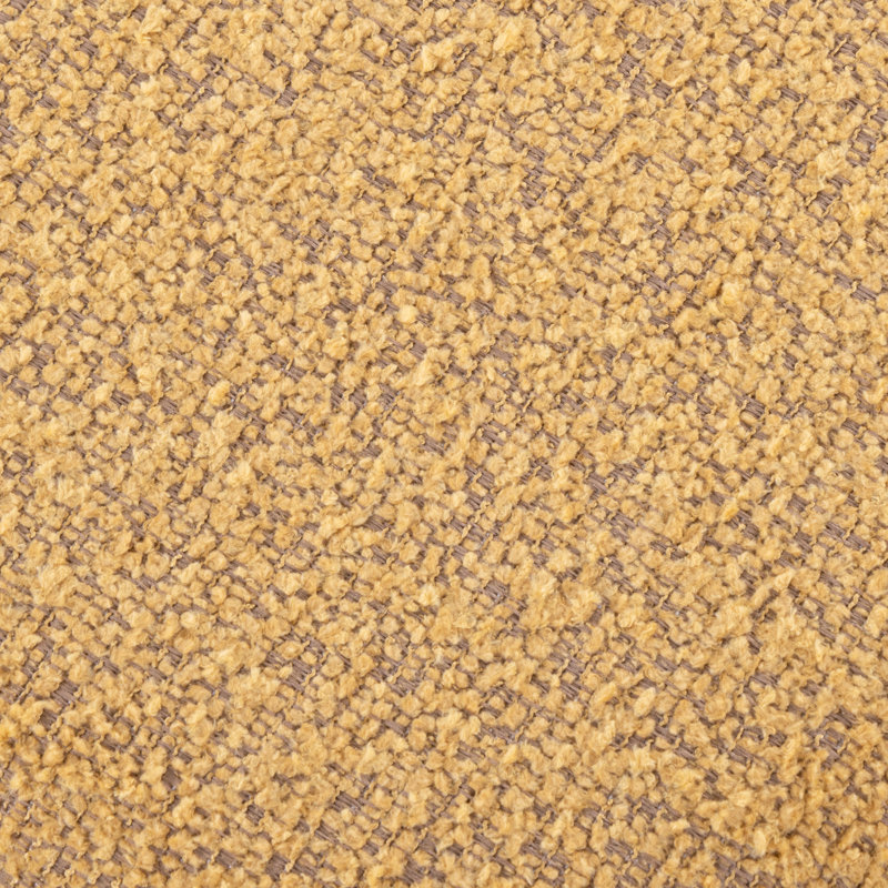 Tissu en jaune avec esthétique moderne, couvercles amovibles pour la fonction de rangement, rembourrage en mousse pour une expérience confortable, deux repose-pieds, aucun assemblage requis, capacité de 250 lb, utilisation à l'intérieur, largeur de 14,57 po