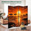 Paravent 4 panneaux pliant Royal African Sunset Acacia Trees Birds Orange Sky-131517748-131517750