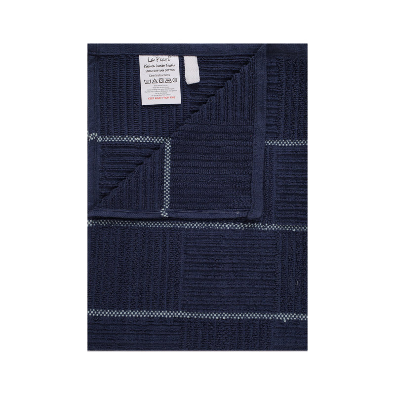 Cotton Stripe Jacquard Tea Towel Kitchen Towel
