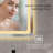 Bathroom Wall Led Mirror - Separate Fog Control, Clear Reflection Quality, Durability Assurance 27 In. H Technology, Safe , Plug & Screws