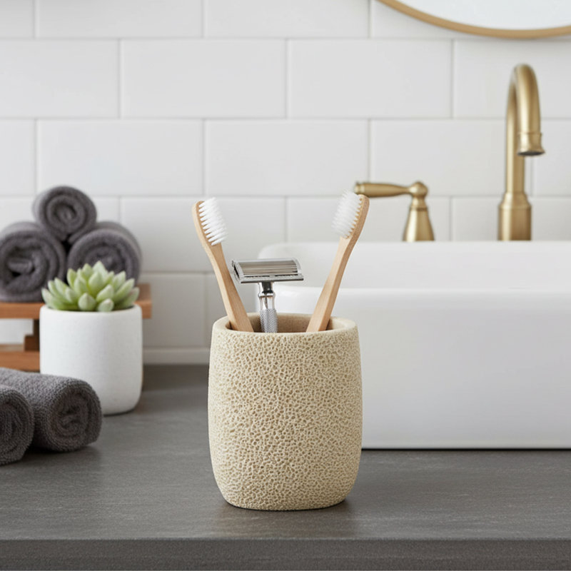 Porte-brosse à dents et brosse à dents Elegant Sea Sponge