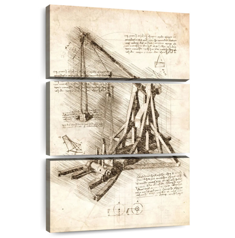 Laelle Trebuchet, 50" H x 32" W