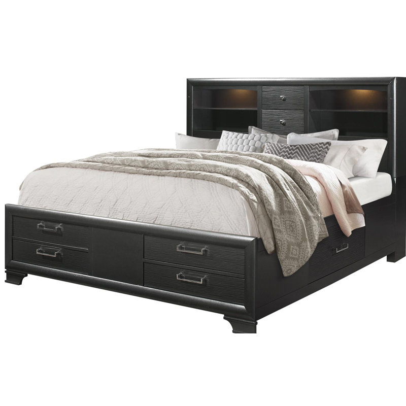 Adebayo Bookcase Storage Bed, Full