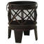 Hada Column Steel Wood Burning Fire Pit