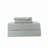 MooMee Striped Sheet Set 100% Washed Cotton Linen Like Textured Breathable Lightweight-118739900-121119068