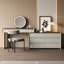 Meuble-lavabo extensible 47,24 po gris