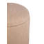 Repose-pieds élégant avec rangement élégant beige 16 po avec compartiment caché