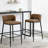 Metal Frame PU Leather Barstool-93075638