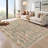 Washable Area Rug Boho Non-Slip Insect Botanical Carpet for Living Room, Bedroom, Dining Room, Playroom, Office – Indoor Throw Rug, Farmhouse Home Decor, Under Table Brown 5*7-1451897927-1451897929