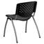 Chaises de vestibule empilables en plastique avec dossiers perforés Oliverson-848270543-809560534