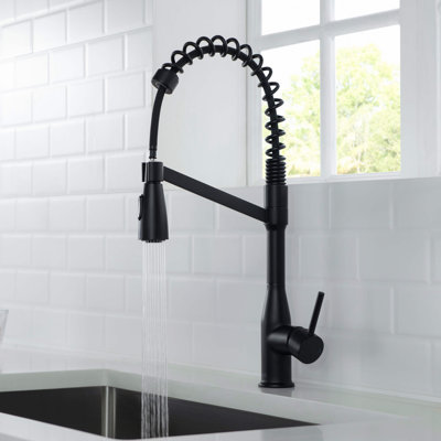 Robinet de cuisine à poignée simple avec accessoires Largo
