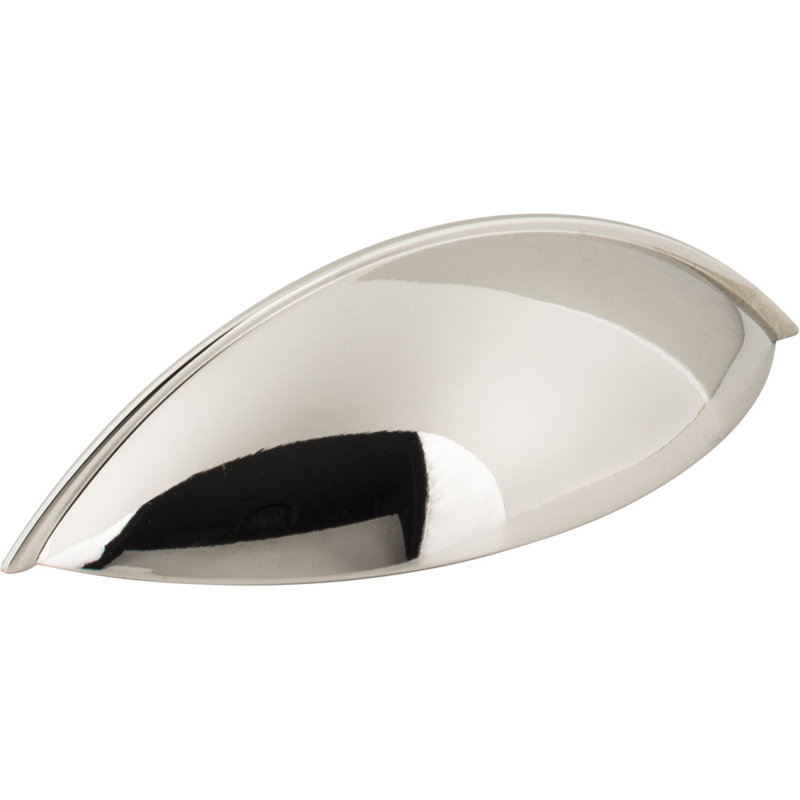 Bordeaux Cup / Bin Pull, Polished Nickel