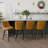 Malakeh Swivel Upholstered Counter Stool with Solid Wood Frame-100865018-100865014