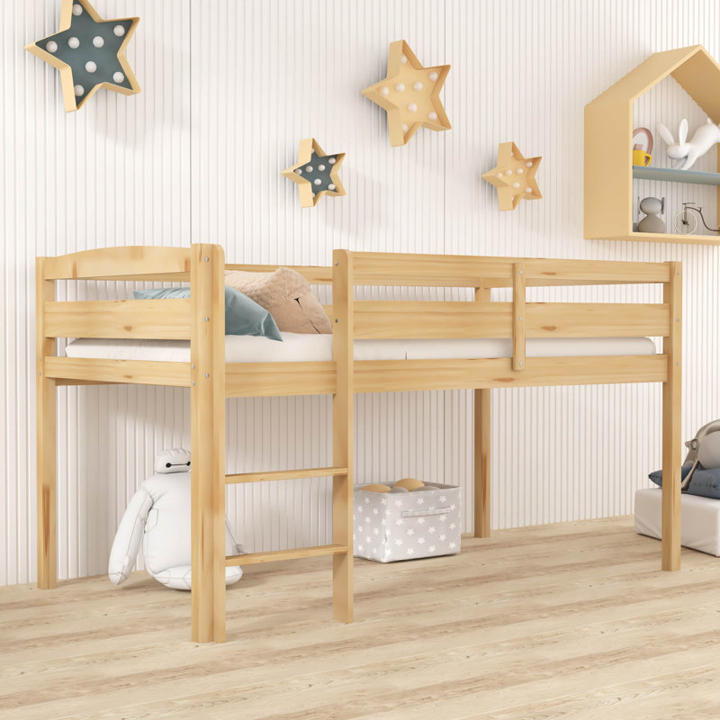 Lit mezzanine en bois