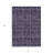 3' X 5' Purple Plum And Charcoal Medallion Washable Indoor Outdoor Area Rug