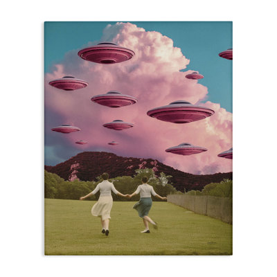  Pick Me Alien Invasion Canvas Wall Art by Mary Urban